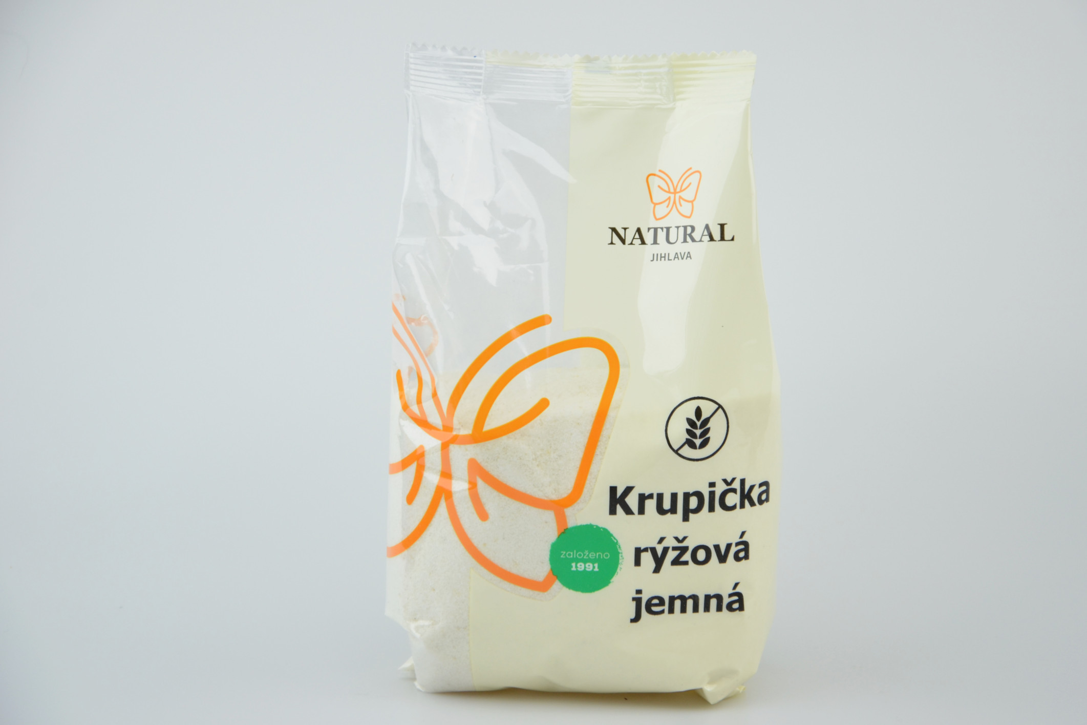 Fotografie Rýžová krupička jemná NATURAL 500 g