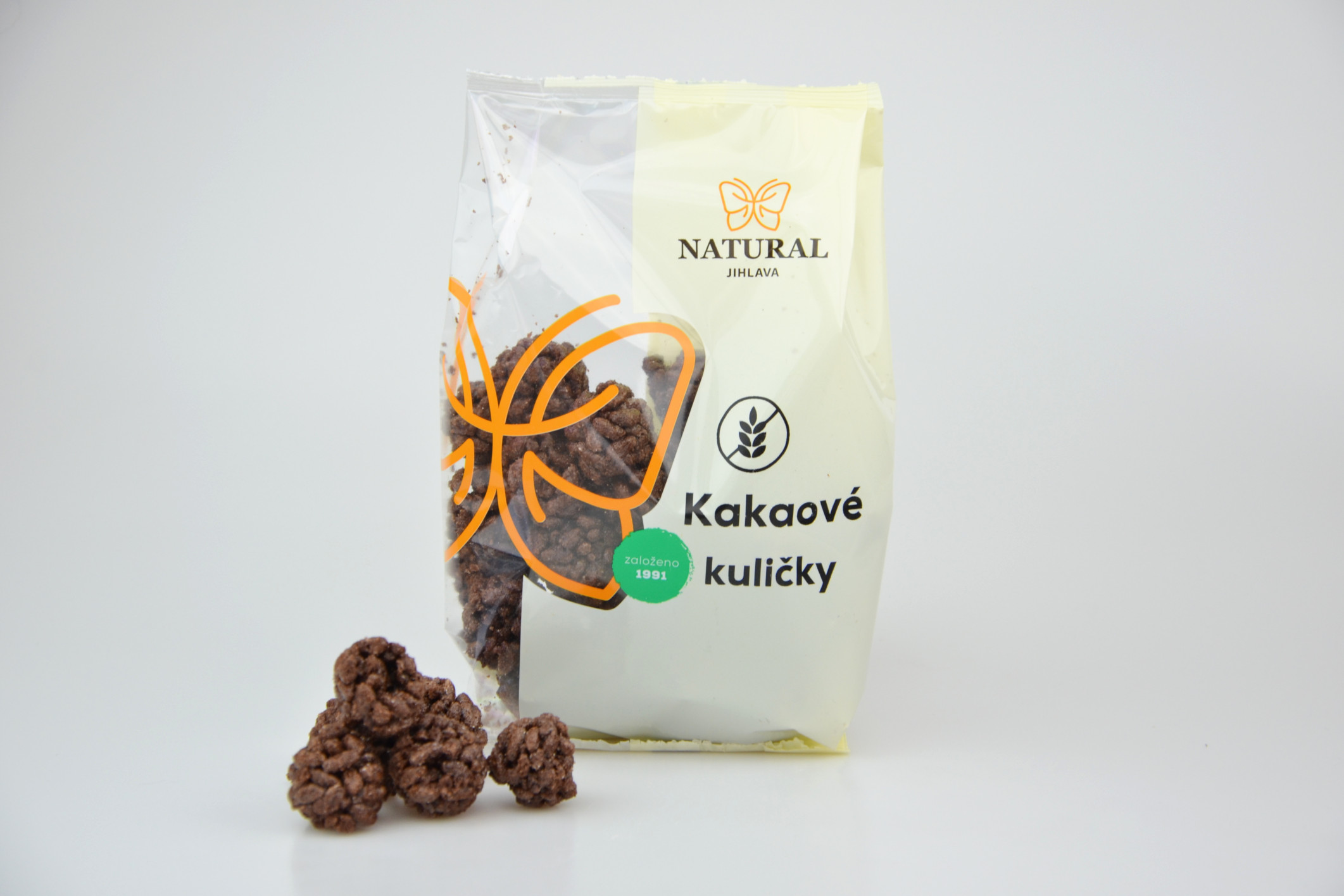 Kakaové kuličky bez lepku NATURAL 150 g