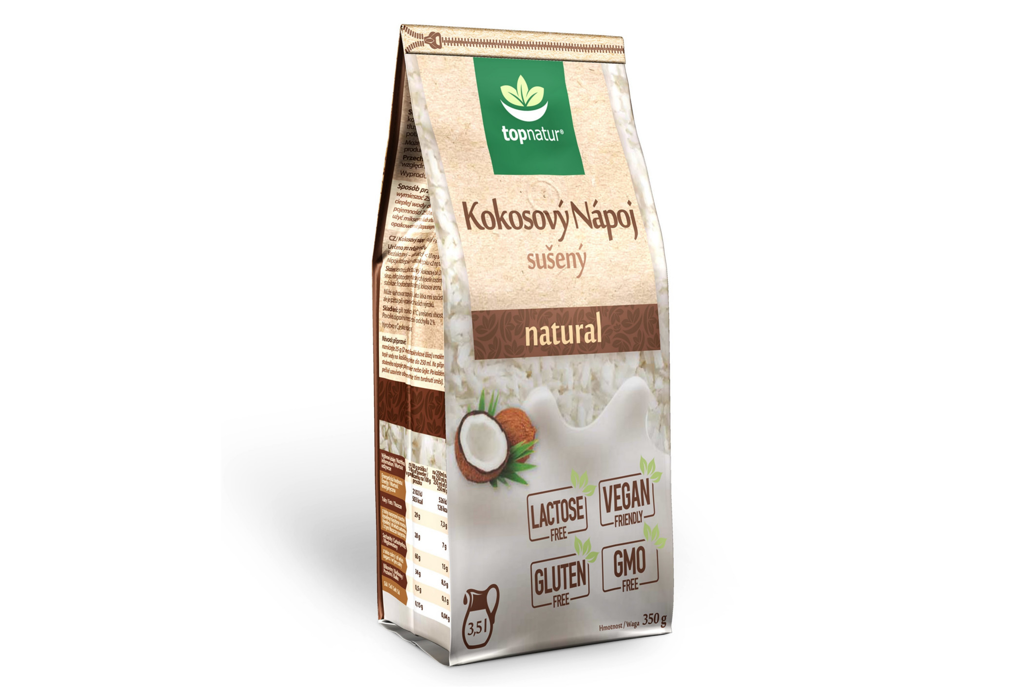 Nápoj kokosový 350 g TOPNATUR