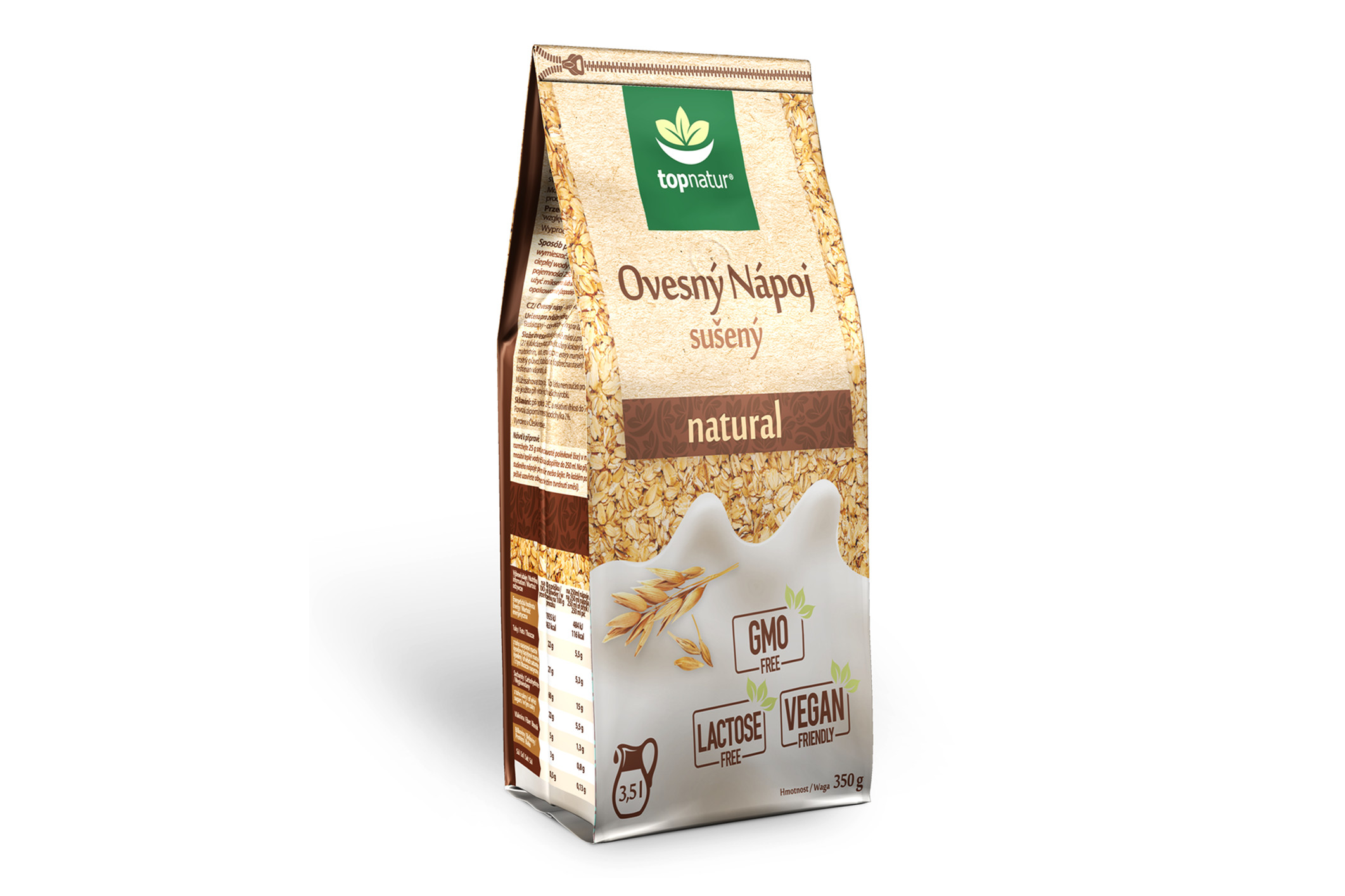 Nápoj ovesný 350 g TOPNATUR