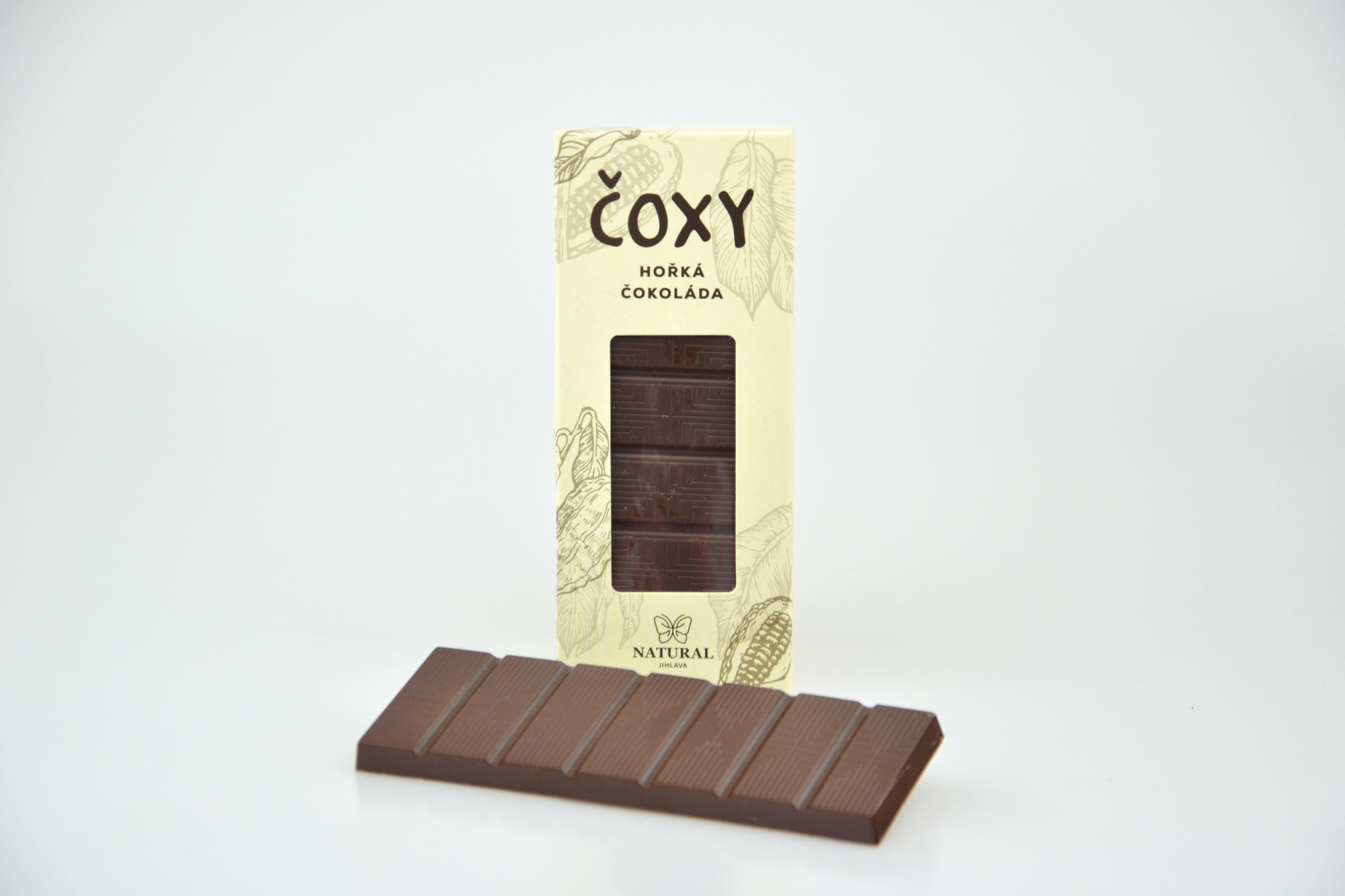 ČOXY čokoláda hořká s xylitolem NATURAL 50 g