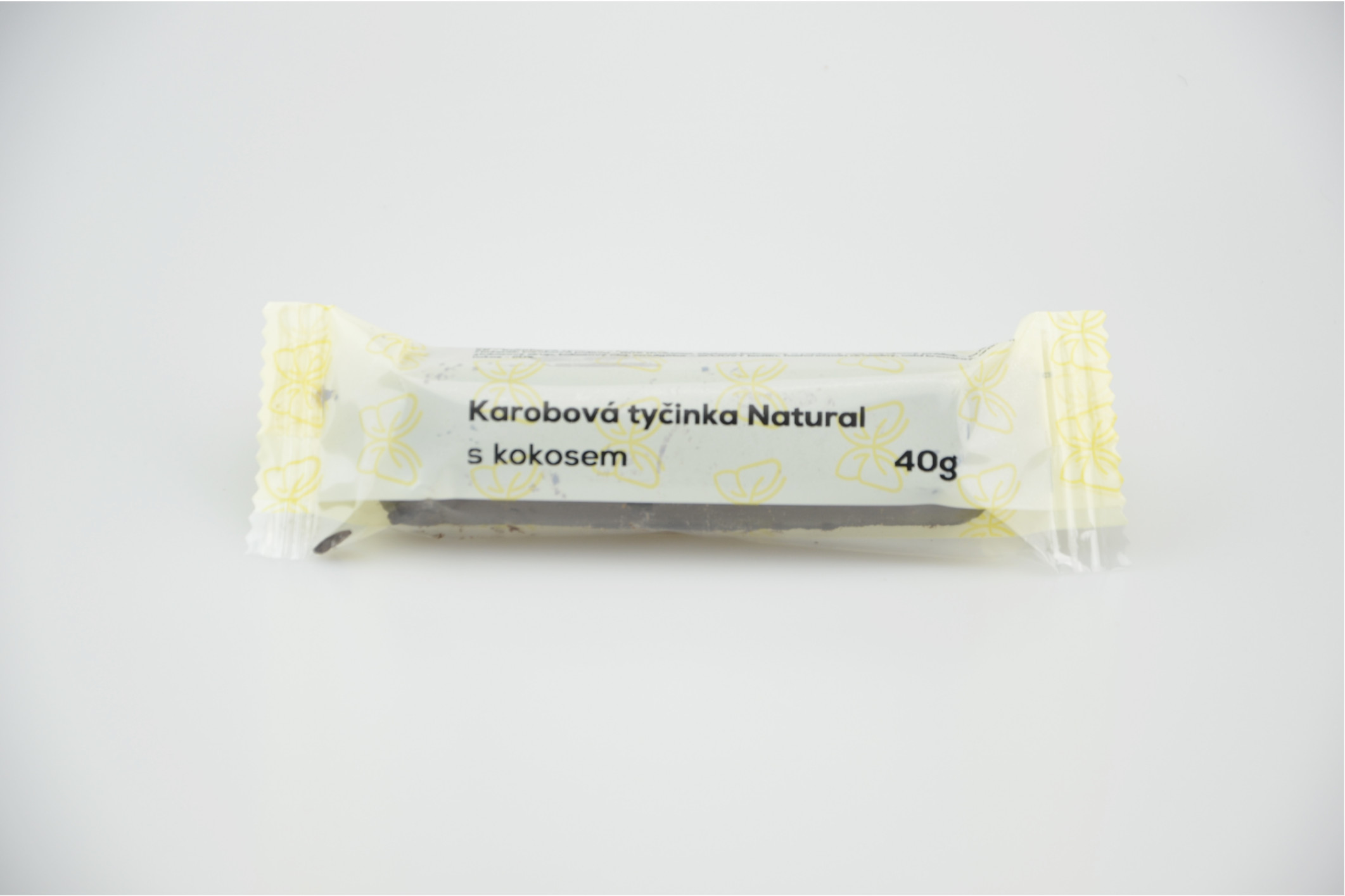 Fotografie Karobová tyčinka s kokosem NATURAL 40 g