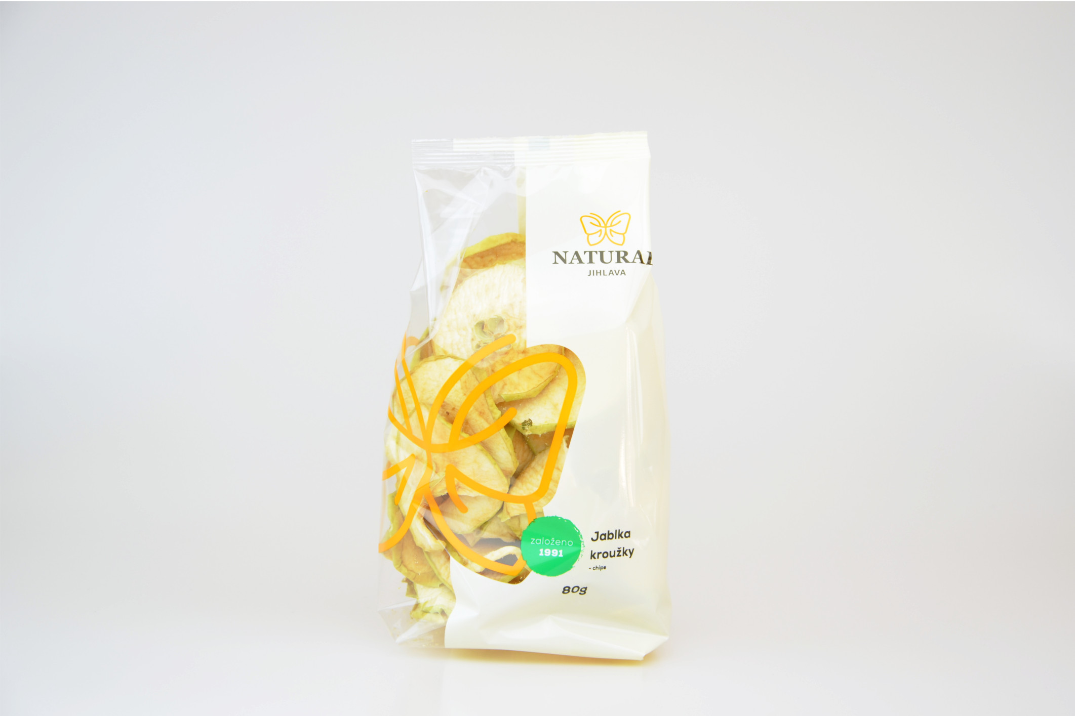 Jablka kroužky chips NATURAL 50 g