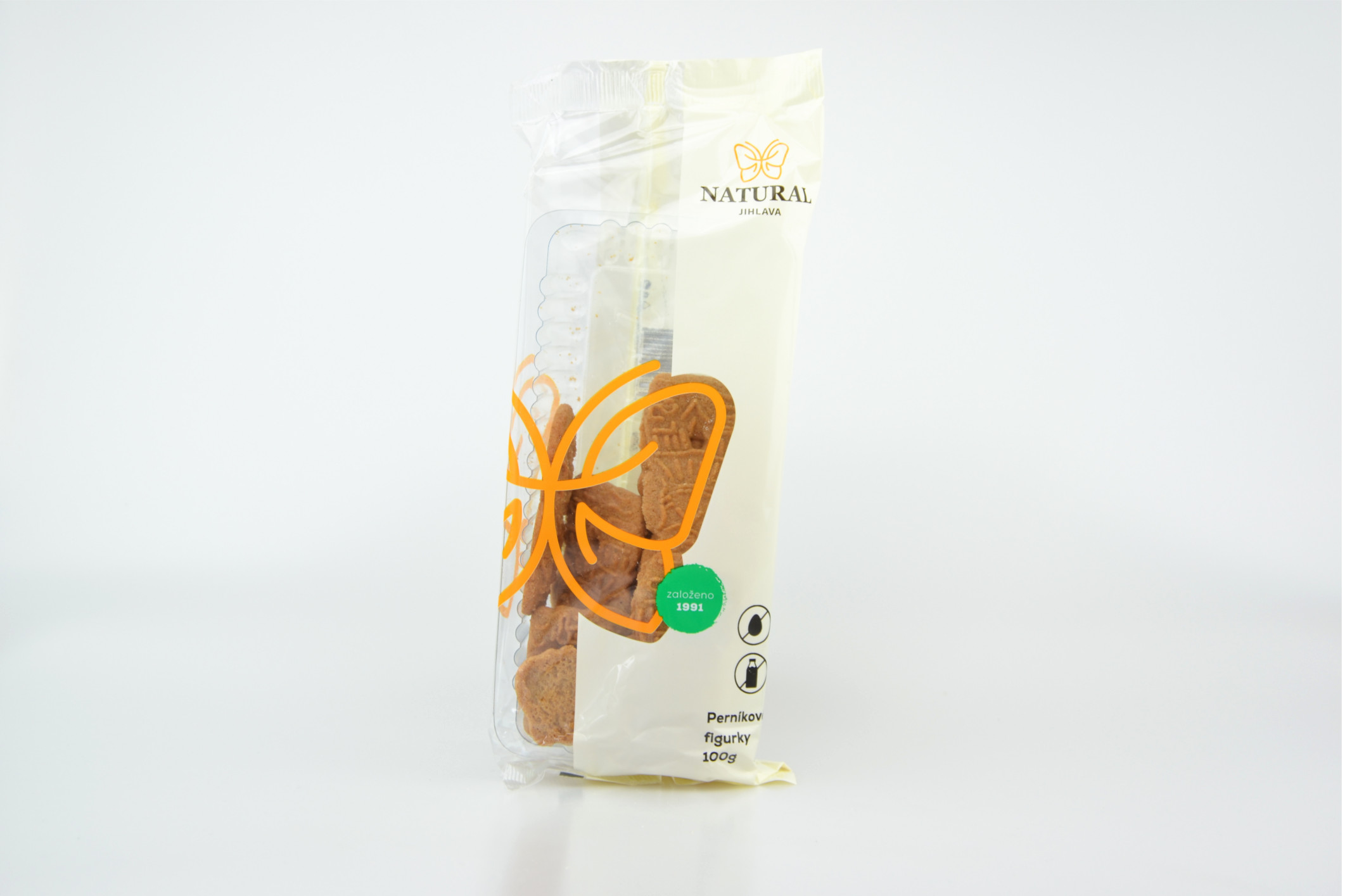 Fotografie Perníkové figurky celozrnné sušenky NATURAL 100 g