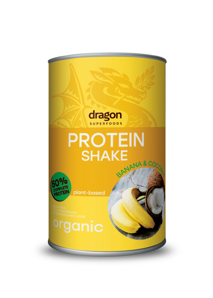 Fotografie Dragon Protein SHAKE Banán-Kokos 450 g