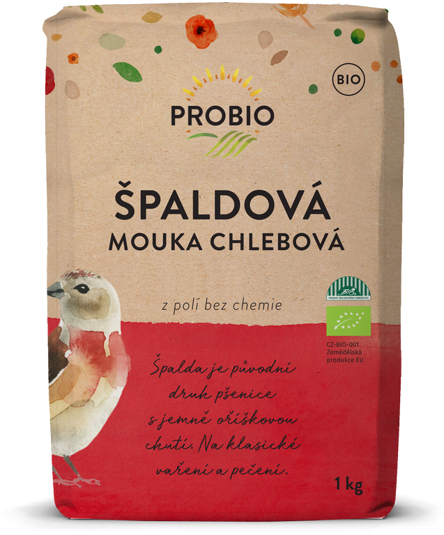 Fotografie PROBIO Mouka špaldová chlebová 1 kg BIO