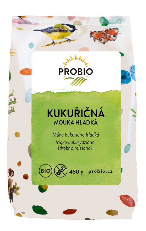 Fotografie Mouka kukuřičná hladká PROBIO BIO 450 g