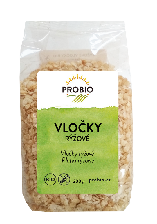 Vločky rýžové PROBIO BIO 200 g