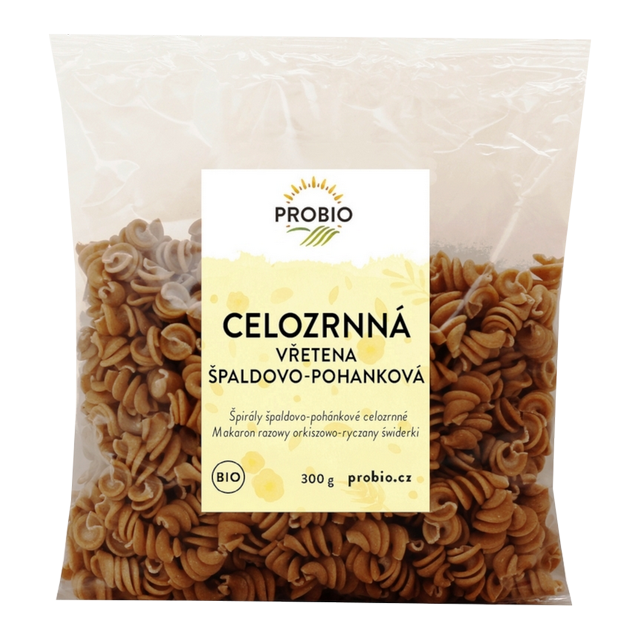 Vřetena špaldovo-pohanková celozrnná PROBIO BIO 300 g