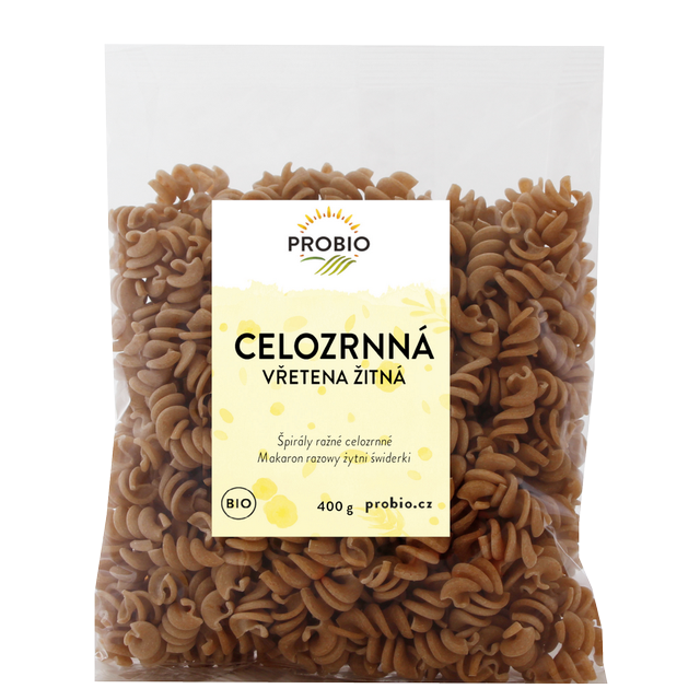 Vřetena žitná celozrnná PROBIO BIO 400 g