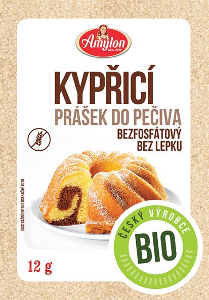 Prášek kypřící do pečiva AMYLON BIO BIO 12 g