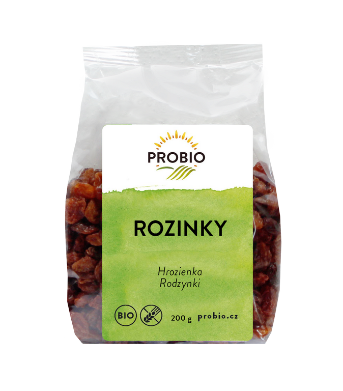 Fotografie Rozinky PROBIO BIO 200 g