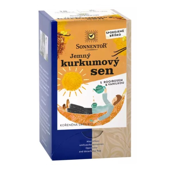 Jemný kurkumový sen BIO 18x1,5 g SONNENTOR