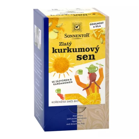 Zlatý kurkumový sen BIO 18x2 g SONNENTOR