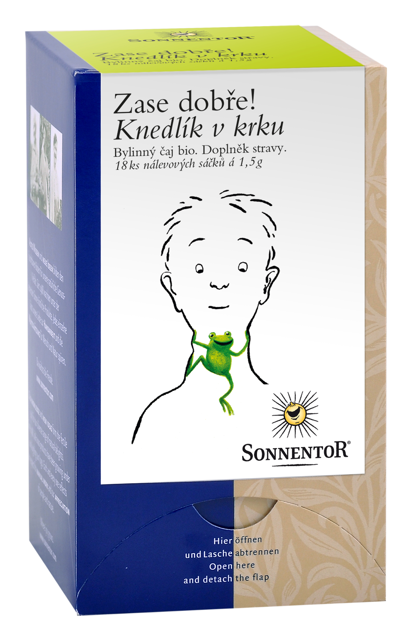 Knedlík v krku BIO 18x1,5 g SONNENTOR