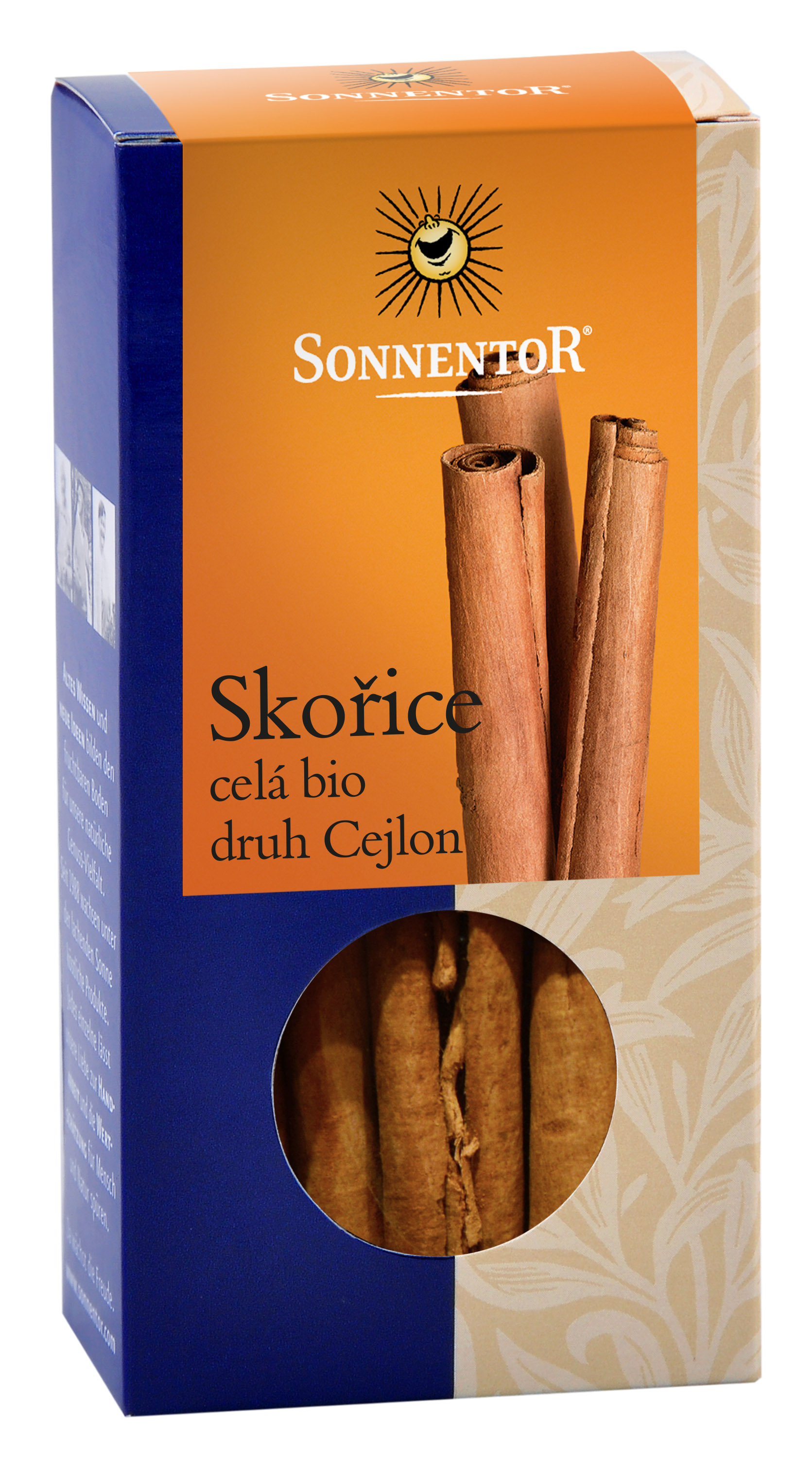 Skořice (druh Cejlon) BIO, celá, jemná 18 g SONNENTOR