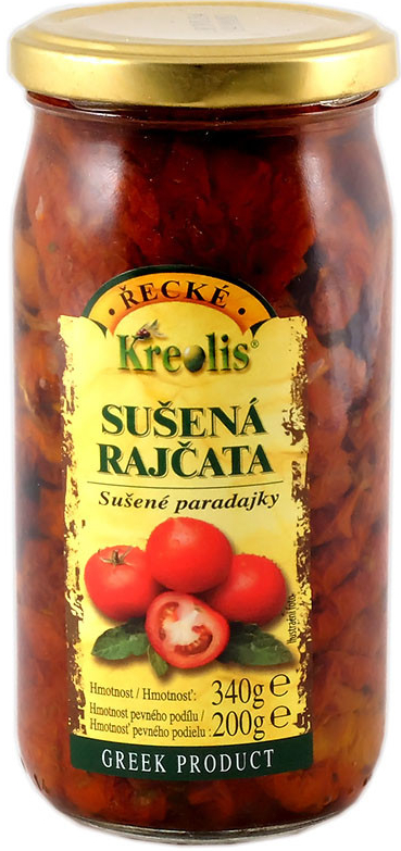 Sušená rajčata 340 g KREOLIS