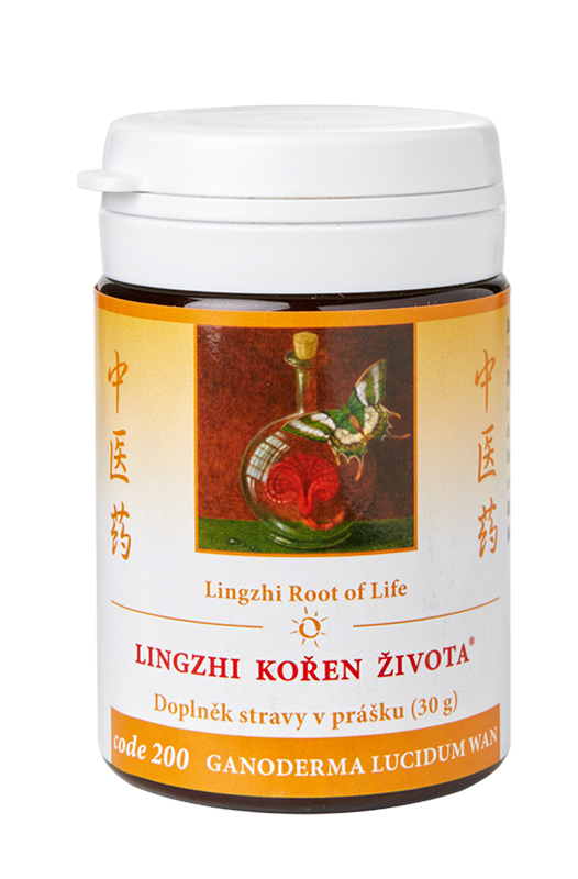 200 Lingzhi kořen života 30 g TCM Herbs
