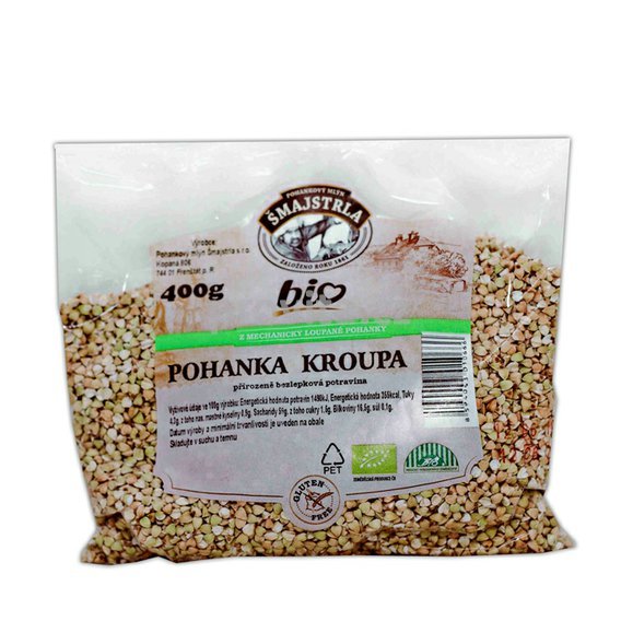 Pohanka kroupa bezl. 400 g BIO ŠMAJSTRLA