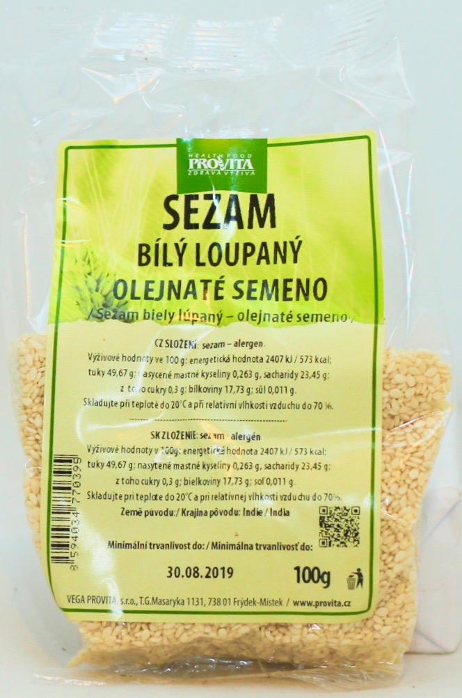 Sezam loupaný 100 g PROVITA