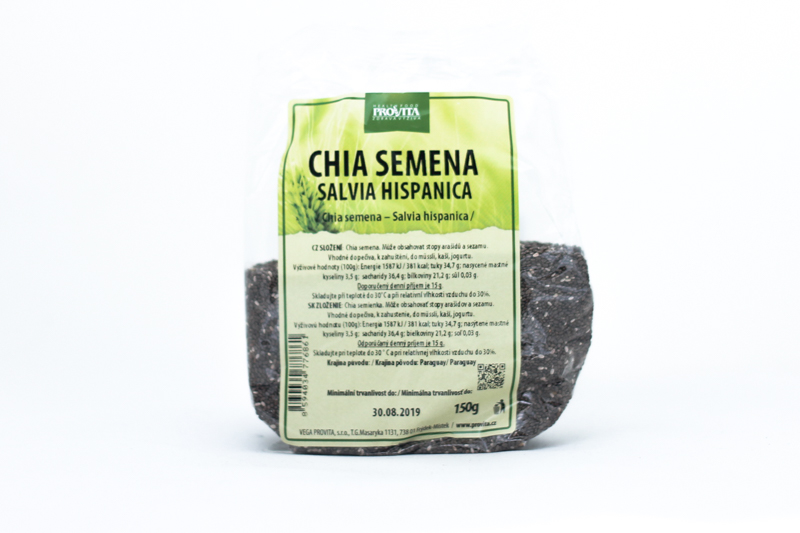 Fotografie Chia semínka 150 g PROVITA