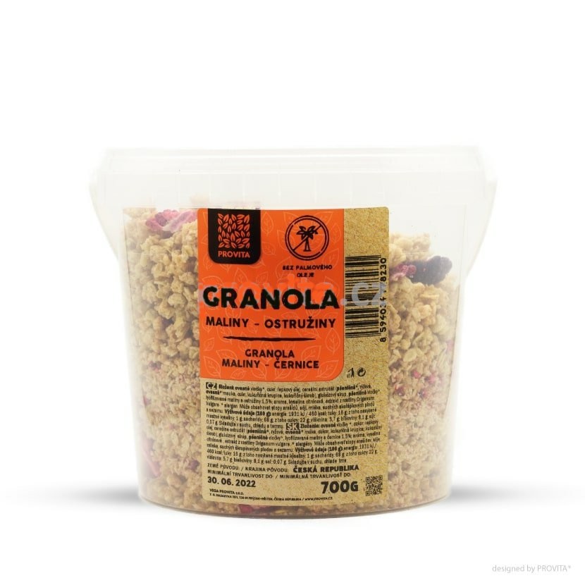 Granola malina ostružina 300 g PROVITA