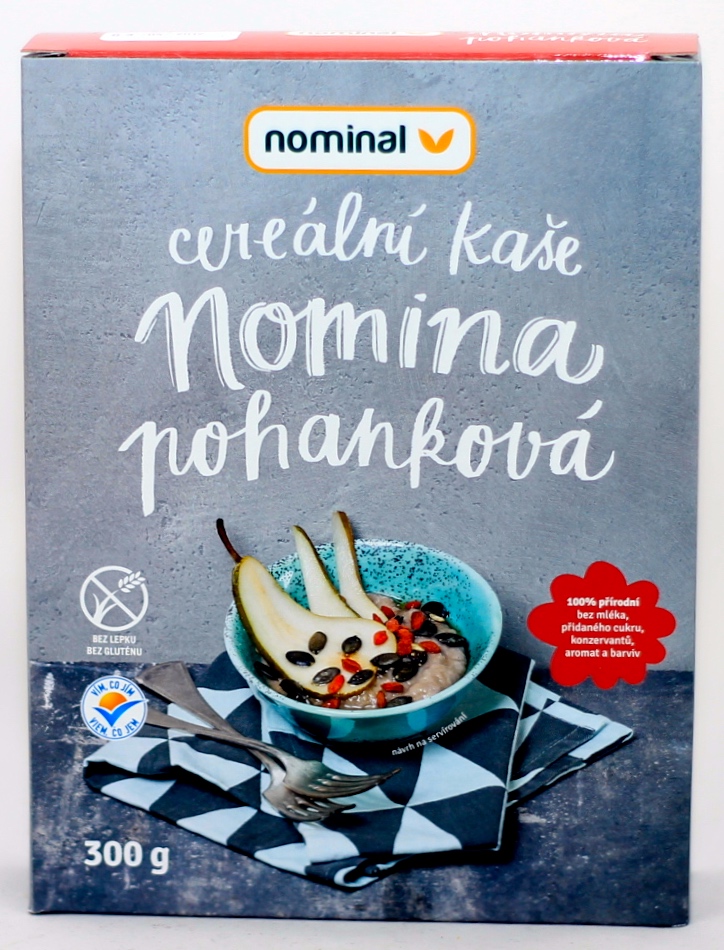 Nomina pohanková instantní kaše bezl. 300 g NOMINAL