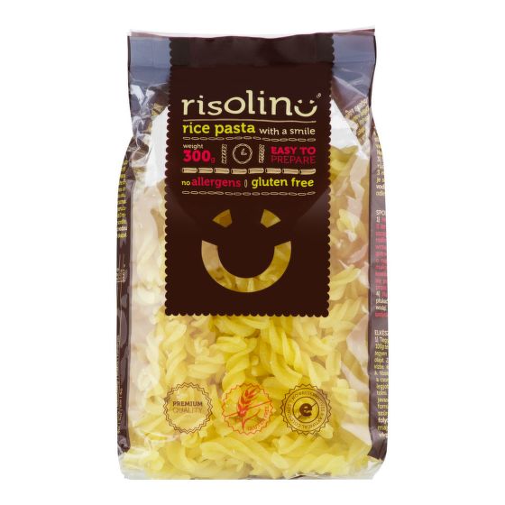 Fotografie Risolino Rýžové bezlepkové těstoviny Premium fusilli 300 g