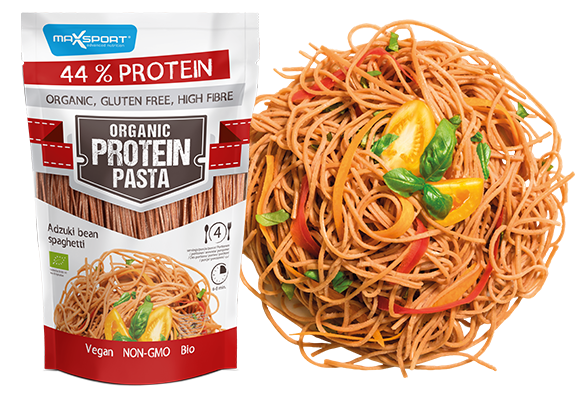 Fotografie MaxSport ORGANIC PASTA Adzuki Bean Spaghetti 200 g