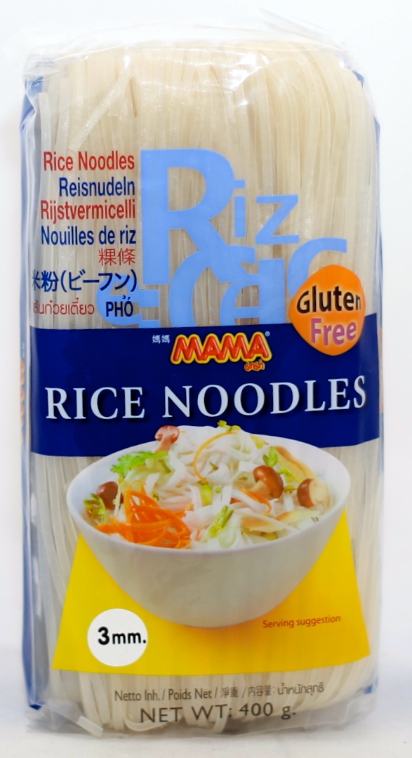 Nudle rýžové 3mm bezl. 400 g MAMA