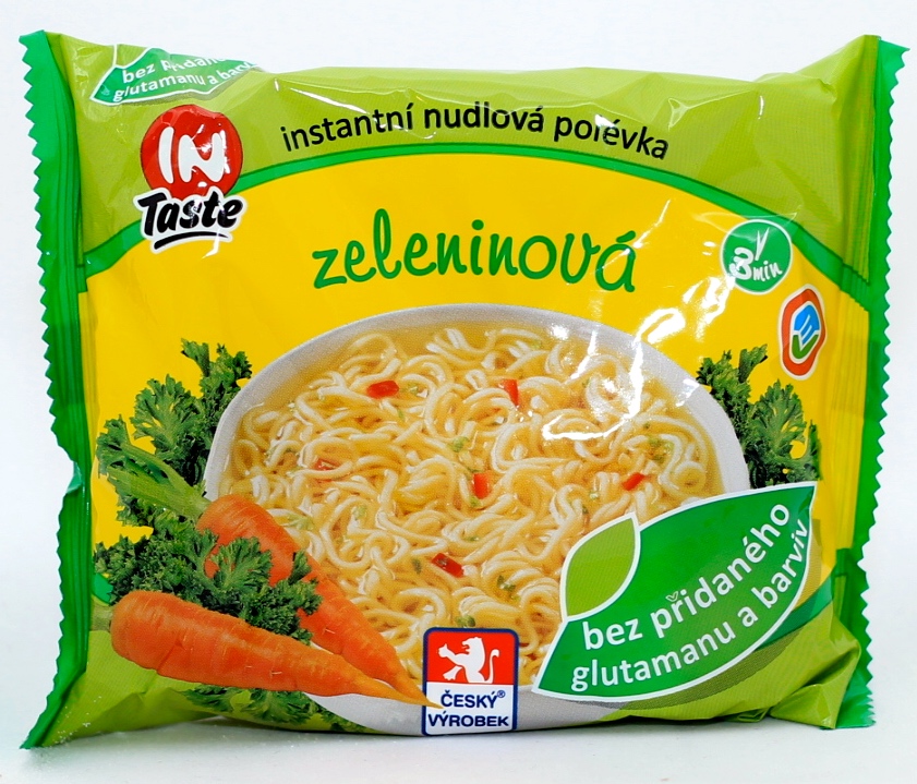 Fotografie Polévka nudlová zeleninová 60 g IN TASTE