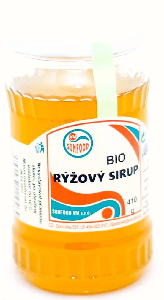 Fotografie Sirup rýžový 410 g BIO SUNFOOD