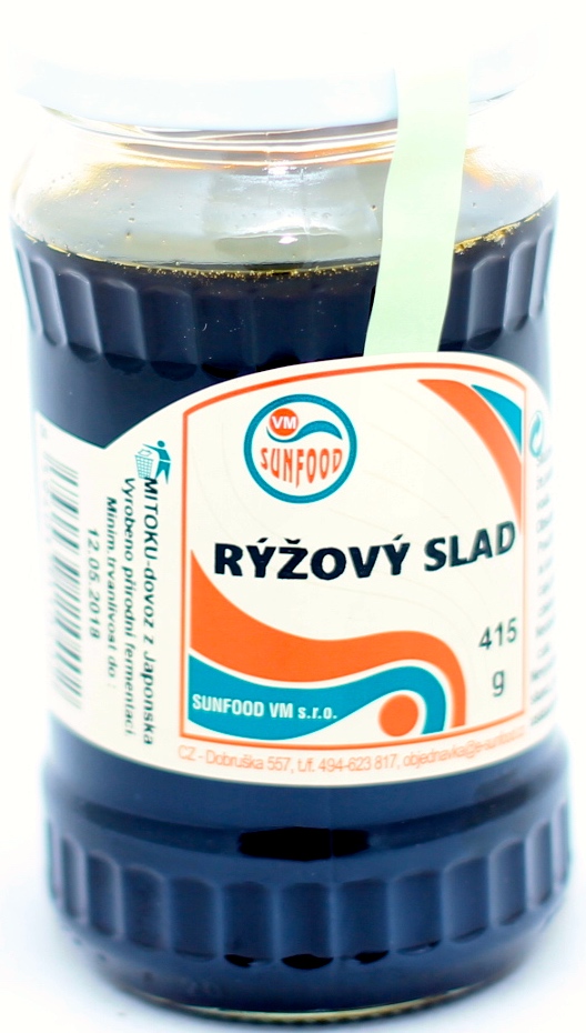 Fotografie Slad rýžový 415 g SUNFOOD