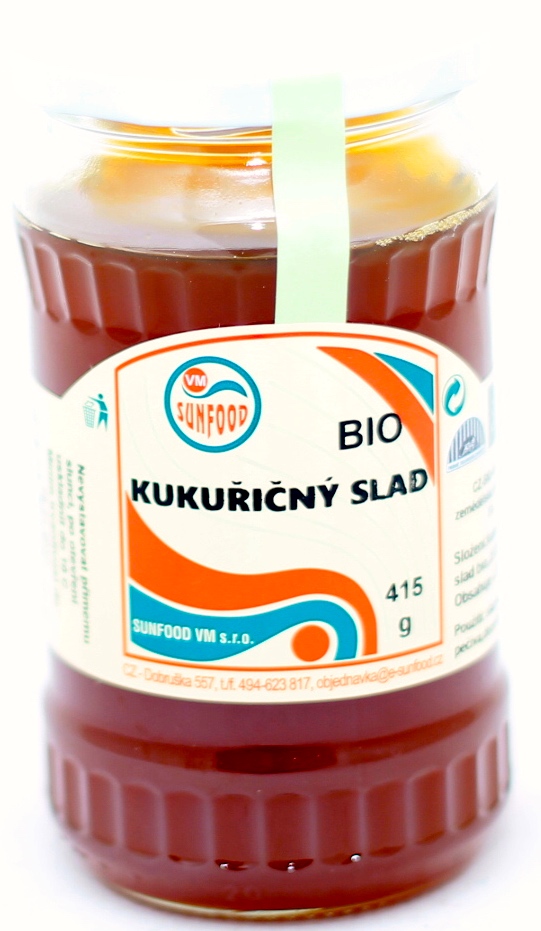 Slad kukuřičný 415 g BIO SUNFOOD