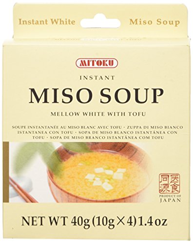 Fotografie Polévka Miso bílé a tofu instantní 40 g MITOKU