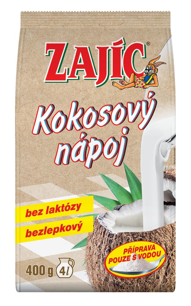 Fotografie Zajíc Kokosový nápoj sáček bezl. 400 g MOGADOR