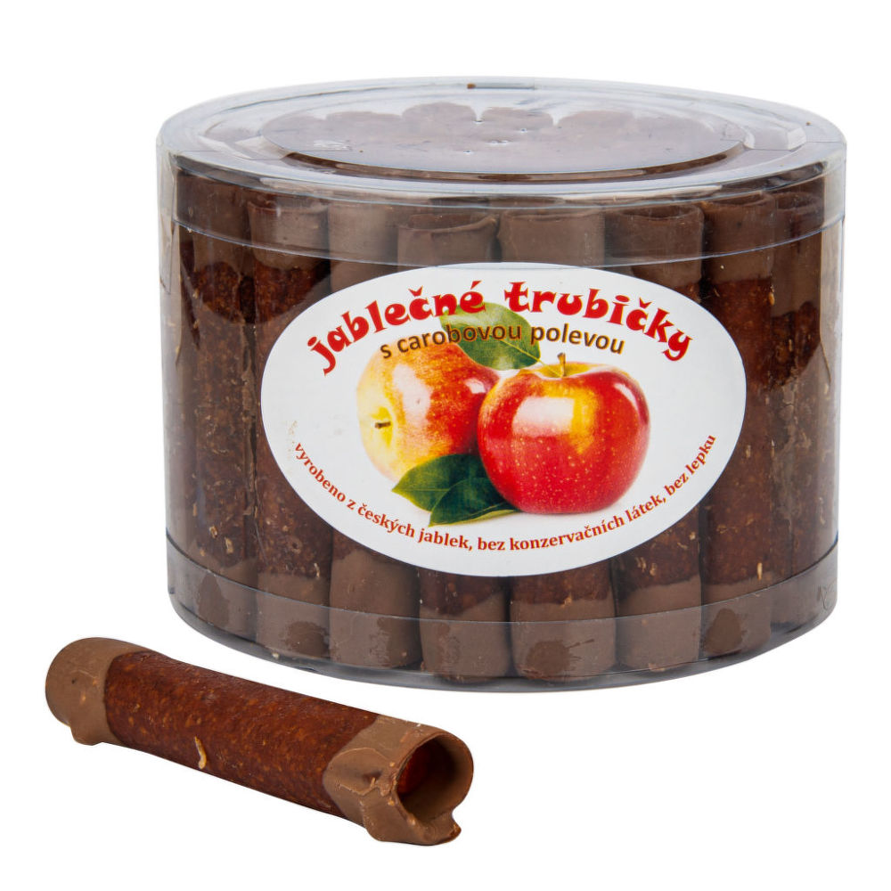 Trubičky jablečné s karobem dóza bezl. 540 g TRUTNA