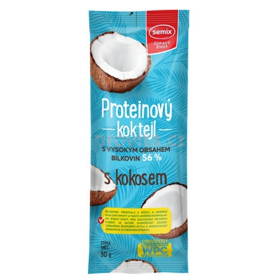 Koktejl Protein s kokosem 30 g SEMIX