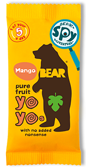 Fotografie BEAR Fruit Rolls mango ovocné rolované plátky 20 g