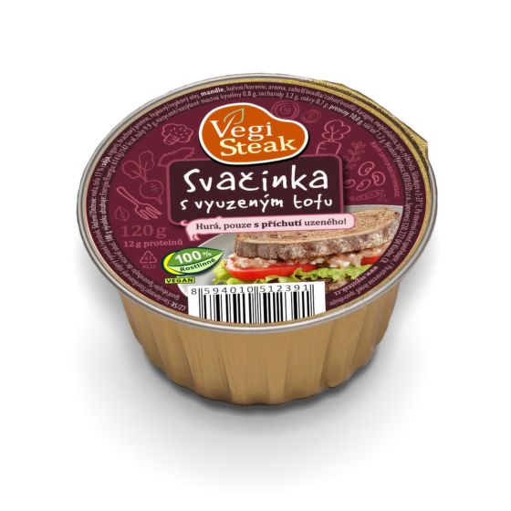 VegiSteak pomazánka Svačinka s vyuzeným tofu 120 g VETO ECO