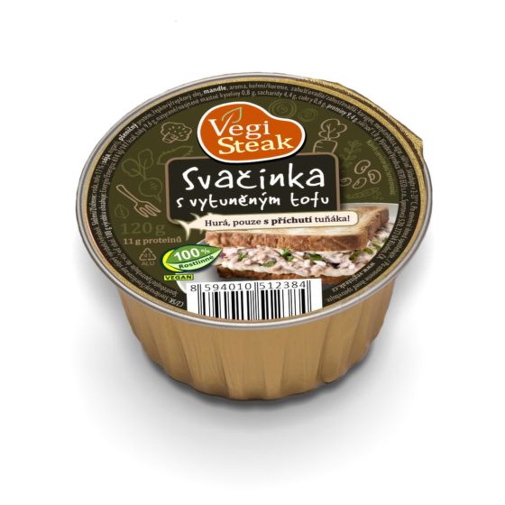 VegiSteak pomazánka Svačinka s vytuněným tofu 120 g VETO ECO