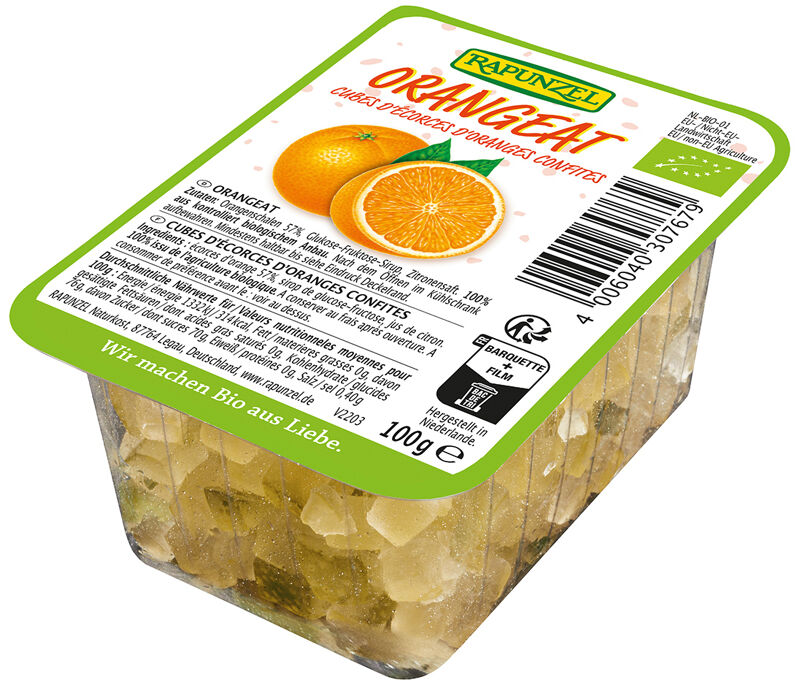 Kandovaná pomerančová kůra RAPUNZEL 100 g BIO