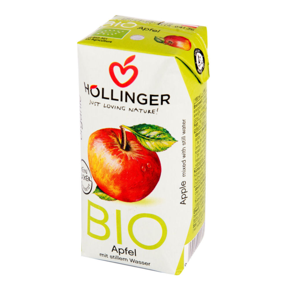 Fotografie Nektar jablko 200 ml BIO HOLLINGER