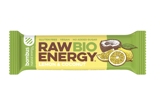 Fotografie BOMBUS Raw BIO Energy Lemon&coconut 50 g
