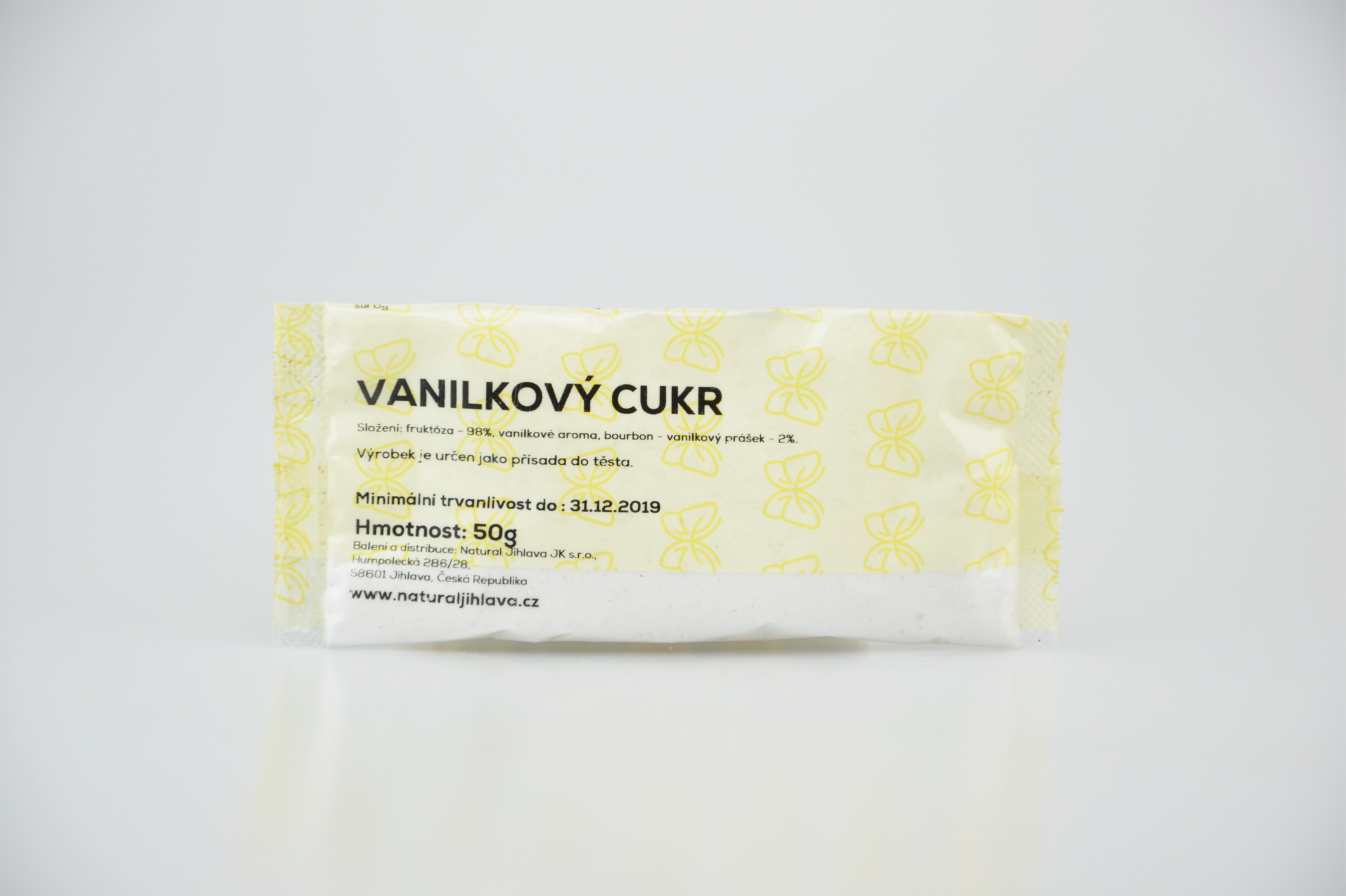 Vanilkový cukr s fruktózou NATURAL 50 g
