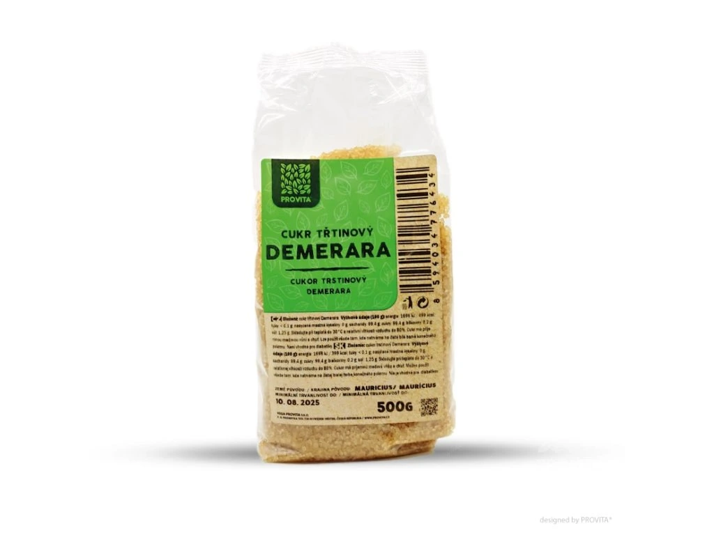 Cukr třtinový Demerara 500 g PROVITA
