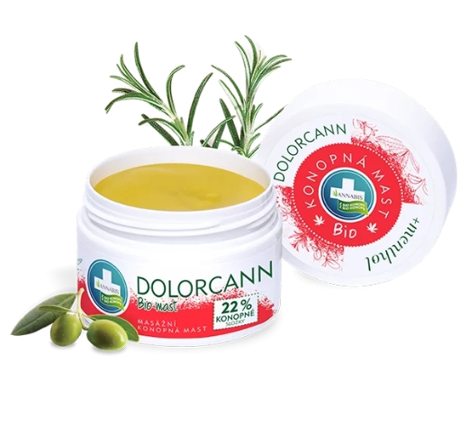 DOLORCANN konopná BIO mast na klouby, šlachy 50 ml
