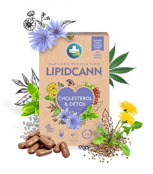 LIPIDCANN Cholesterol&Detox 60 tbl.
