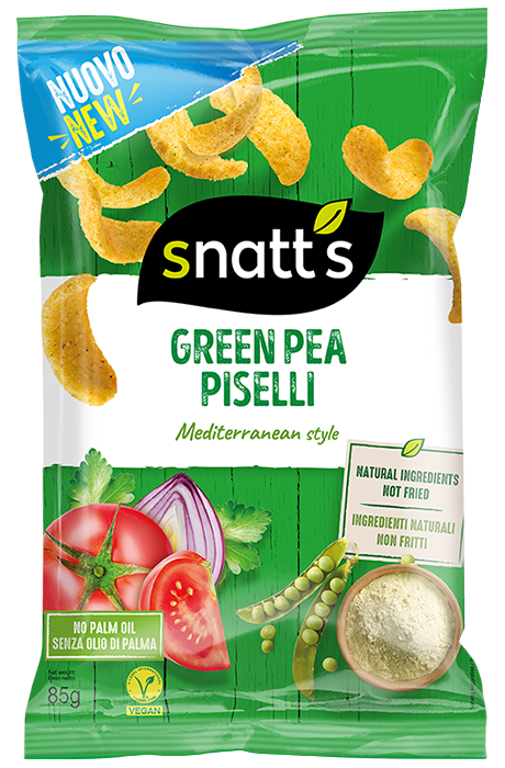 SNACK Hráškový chips zelenina, koření 85 g SNATT'S