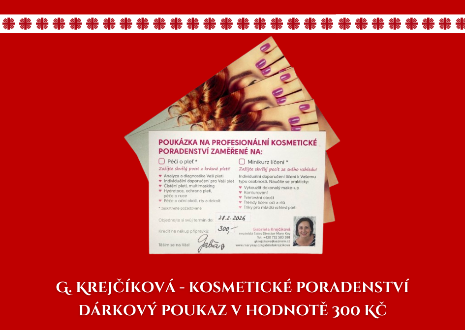Dárková poukázka na kosmetické poradenství